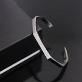 Edge Geometric Cuff Bracelet