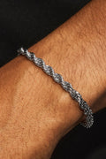 Rope Bracelet & Chain - 5mm - White