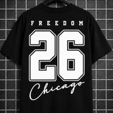 Freedom 26 Chicago Oversized Graphic T-Shirt