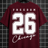 Freedom 26 Chicago Oversized Graphic T-Shirt