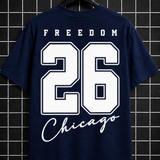 Freedom 26 Chicago Oversized Graphic T-Shirt