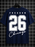 Freedom 26 Chicago Oversized Graphic T-Shirt