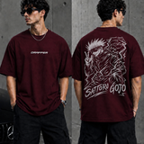 Satoru Gojo Oversized Anime Graphic T-Shirt