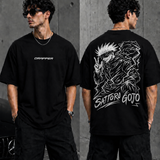 Satoru Gojo Oversized Anime Graphic T-Shirt