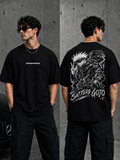 Satoru Gojo Oversized Anime Graphic T-Shirt