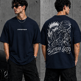 Satoru Gojo Oversized Anime Graphic T-Shirt