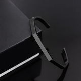 Edge Geometric Cuff Bracelet