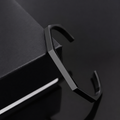 Edge Geometric Cuff Bracelet