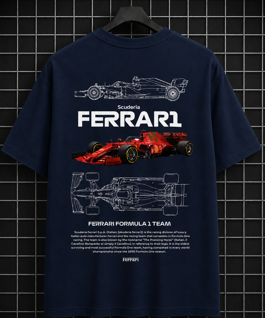 Scuderia Ferrari Oversized Graphic Tee