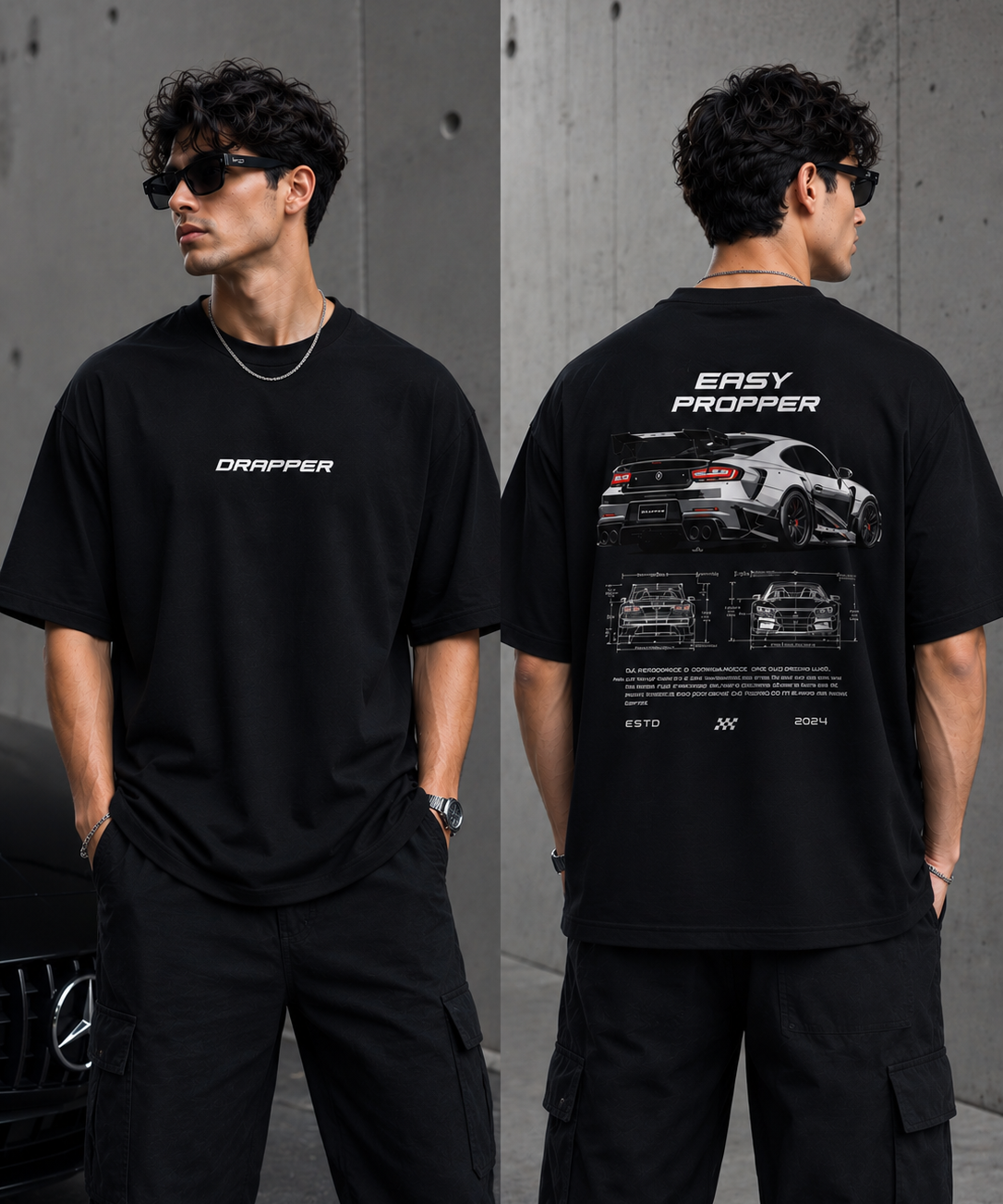 Easy Propper Oversized Drop Shoulder T-Shirt