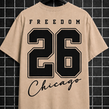 Freedom 26 Chicago Oversized Graphic T-Shirt