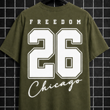 Freedom 26 Chicago Oversized Graphic T-Shirt