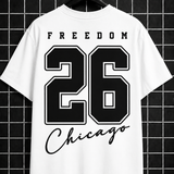Freedom 26 Chicago Oversized Graphic T-Shirt
