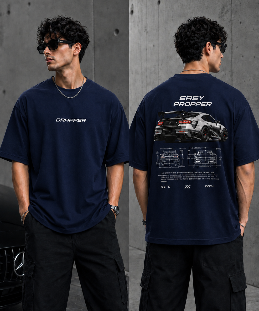 Easy Propper Oversized Drop Shoulder T-Shirt
