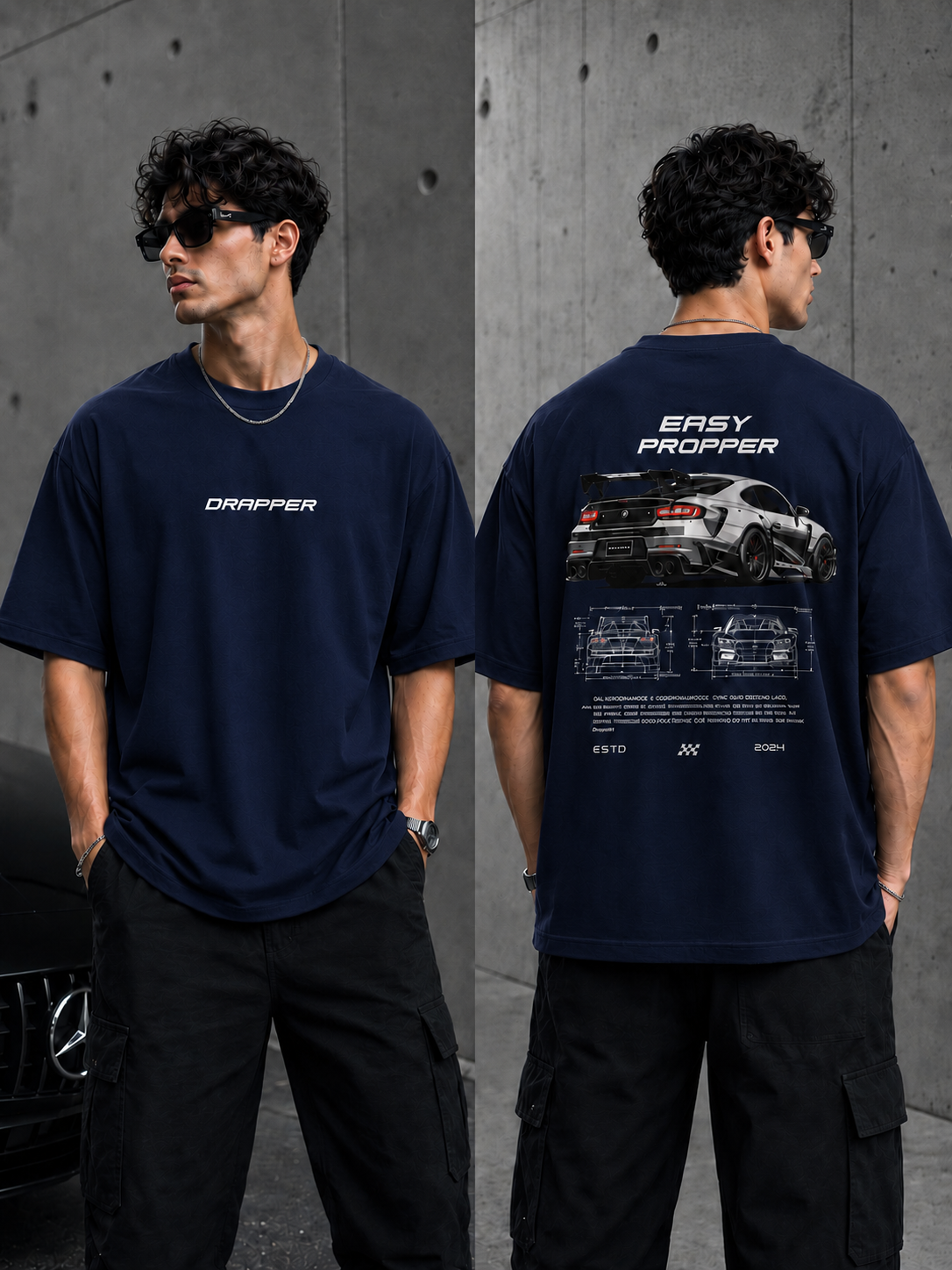 Easy Propper Oversized Drop Shoulder T-Shirt