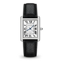 CARTIER Tank Old Money Watch with Leather Strap
