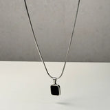 Black Stone Pendant
