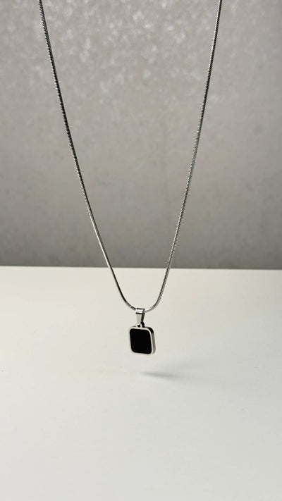 Black Stone Pendant