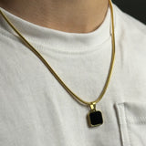 Black Stone Pendant