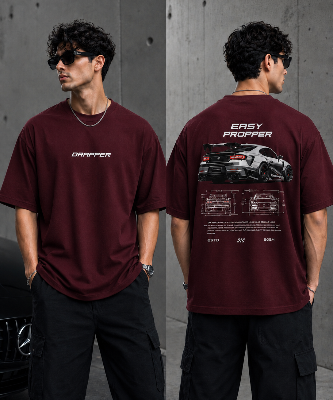 Easy Propper Oversized Drop Shoulder T-Shirt