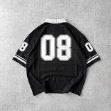 jhonny Collar  Vistyle Embossed  Printed polo Drop