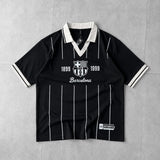 Barcelona FCB V Neck style Polo Drop
