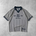 Barcelona FCB V Neck style Polo Drop