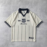 Barcelona FCB V Neck style Polo Drop