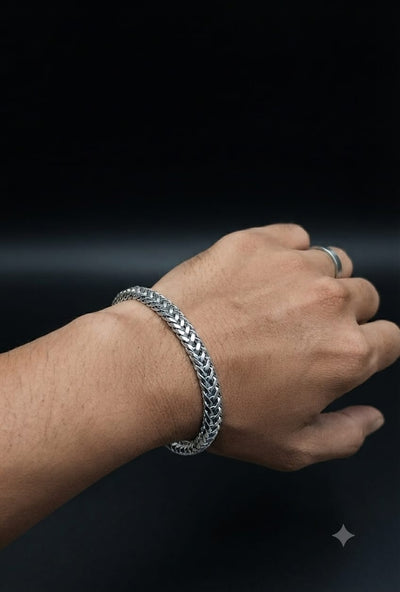 Snake Square Bracelet Stainless Steel Bracelet for Men