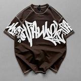 5 Threads Embossed Printed T-Shirt