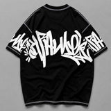 5 Threads Embossed Printed T-Shirt