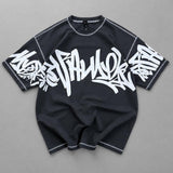 5 Threads Embossed Printed T-Shirt