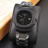 Black Dial Stainless Steel Watch