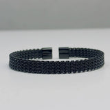 Obsidian Mesh Open Cuff