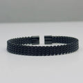 Obsidian Mesh Open Cuff