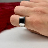 Modern Onyx Turkish ring